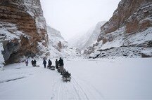 Trekking on Frozen Zanskar River, Ladakh Trekking on Frozen Zanskar River, Ladakh
